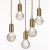 Светильник lee broom Ceare Crystal Bulb Chandelier