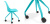 Стул на колесиках Pure Color Blue Стул на колесиках Pure Color Blue