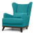 Кресло Malta Armchair Бирюзовое Кресло Malta Armchair Бирюзовое