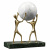 Статуэтка Выражение сотрудничества (Человечки с шаром из кварца) на подставке