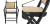 Стул Eichholtz Folding Chair Bolsena Black