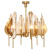 Люстра Chandelier Max Ingrand Fontana Arte Amber glass designed by Max Ingrand