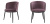 Комплект из двух стульев Eichholtz Dining Chair Filmore Set Of 2 purple Комплект из двух стульев Eichholtz Dining Chair Filmore Set Of 2 purple