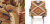 Кресло KELIM Pattern Brown Chair I Кресло KELIM Pattern Brown Chair I