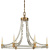 Люстра Crystal Cube Oval Flatline Chandelier Visual Comfort