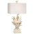 Nautilus Shell and White Coral Table Lamp