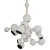Люстра Atomic Suspension white Delightfull Люстра Atomic Suspension white Delightfull