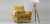 Кресло Alcott SVEN Armchair желтый велюр