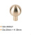 Мебельная ручка HOME DECO Brass Knobs QS-HK0021