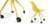 Стул на колесиках Pure Color Yellow Стул на колесиках Pure Color Yellow