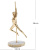 Статуэтка Танцовщица на пилоне на подставке из среза агата