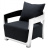 Кресло Eichholtz Chair Rubautelli Stainless steel Кресло Eichholtz Chair Rubautelli Stainless steel