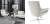 Кресло Eichholtz Swivel Chair Flavio Pebble Grey Кресло Eichholtz Swivel Chair Flavio Pebble Grey