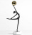 Статуэтка Гимнастка с шаром Статуэтка Гимнастка с шаром