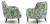 Кресло Lipstick Fauteuil melange lin