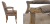 Стул French chairs Provence Corsica Grey ArmChair