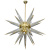 Люстра Brass Sputnik Chandelier with Murano Glass Spikes Люстра Brass Sputnik Chandelier with Murano Glass Spikes