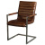 Кожаный стул с подлокотником Loft Stool Eleonora Swan Кожаный стул с подлокотником Loft Stool Eleonora Swan