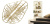 Стеллаж CECCOTTI Bibliotheque Golden Сage