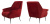 Кресло Eichholtz Chair Trezzo Red