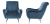Кресло Chair Giardino Fauteuil blauw velvet Кресло Chair Giardino Fauteuil blauw velvet