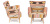 Кресло KELIM Pattern Brown Chair II Кресло KELIM Pattern Brown Chair II