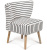 Кресло Black and White Stripes