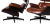 Кресло Eames Lounge Chair & Ottoman brown designed by Charles and Ray Eames
