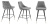 Полубарный стул Eichholtz Counter Stool Cedro Grey Полубарный стул Eichholtz Counter Stool Cedro Grey