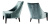 Кресло Eichholtz Chair Dulwich Turquoise Кресло Eichholtz Chair Dulwich Turquoise